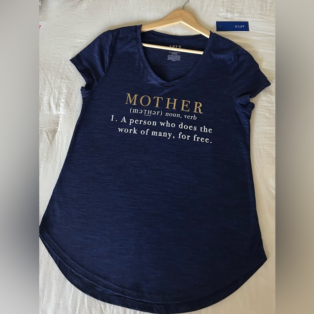 Apt. 9 Navy Graphic T-Shirt
